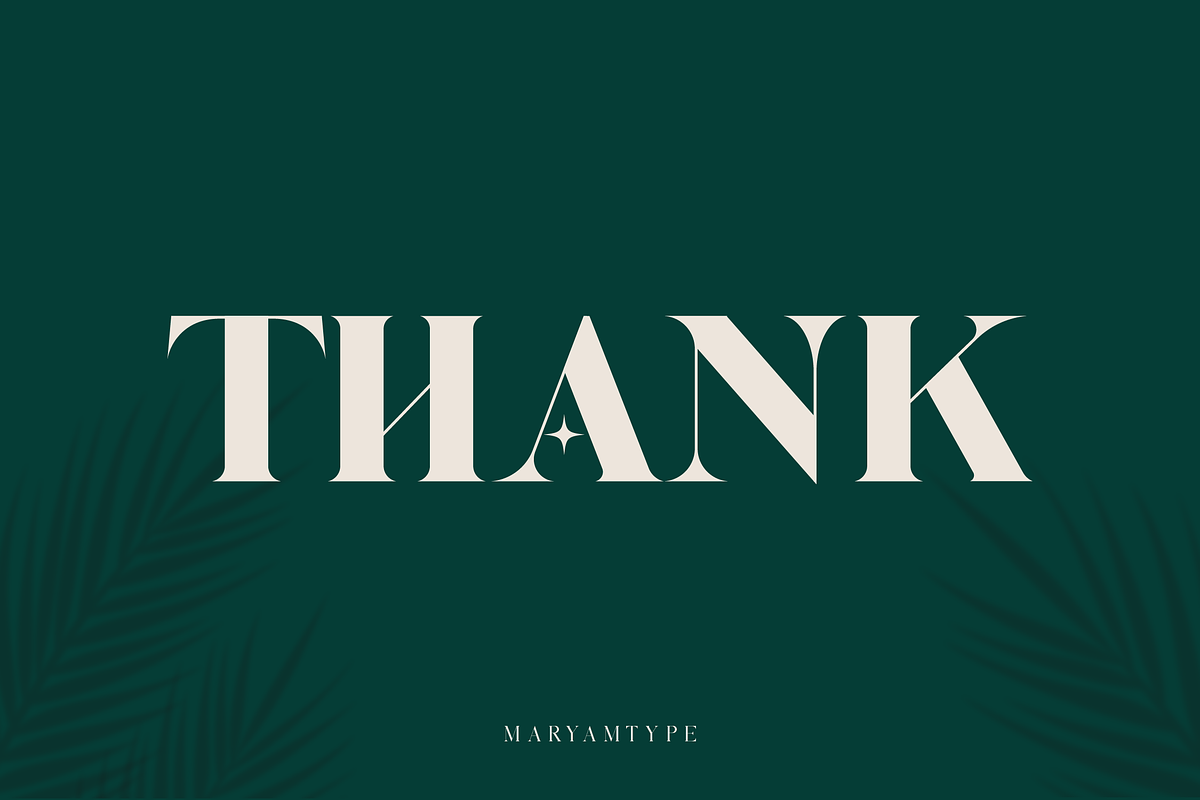 Tashik Modern Serif, a Serif Font by Maryamtype Studio (Photo 7 of 7)