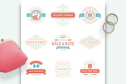 18 Wedding Logos and Badges, a Branding & Logo Template by Vasya Kobelev (Thumbnail 10 of 13)