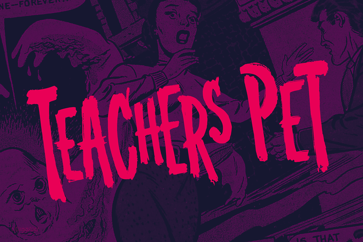 Splatterpunks A Halloween Brush Font, a Font by Wingsart Studio (Photo 14 of 15)