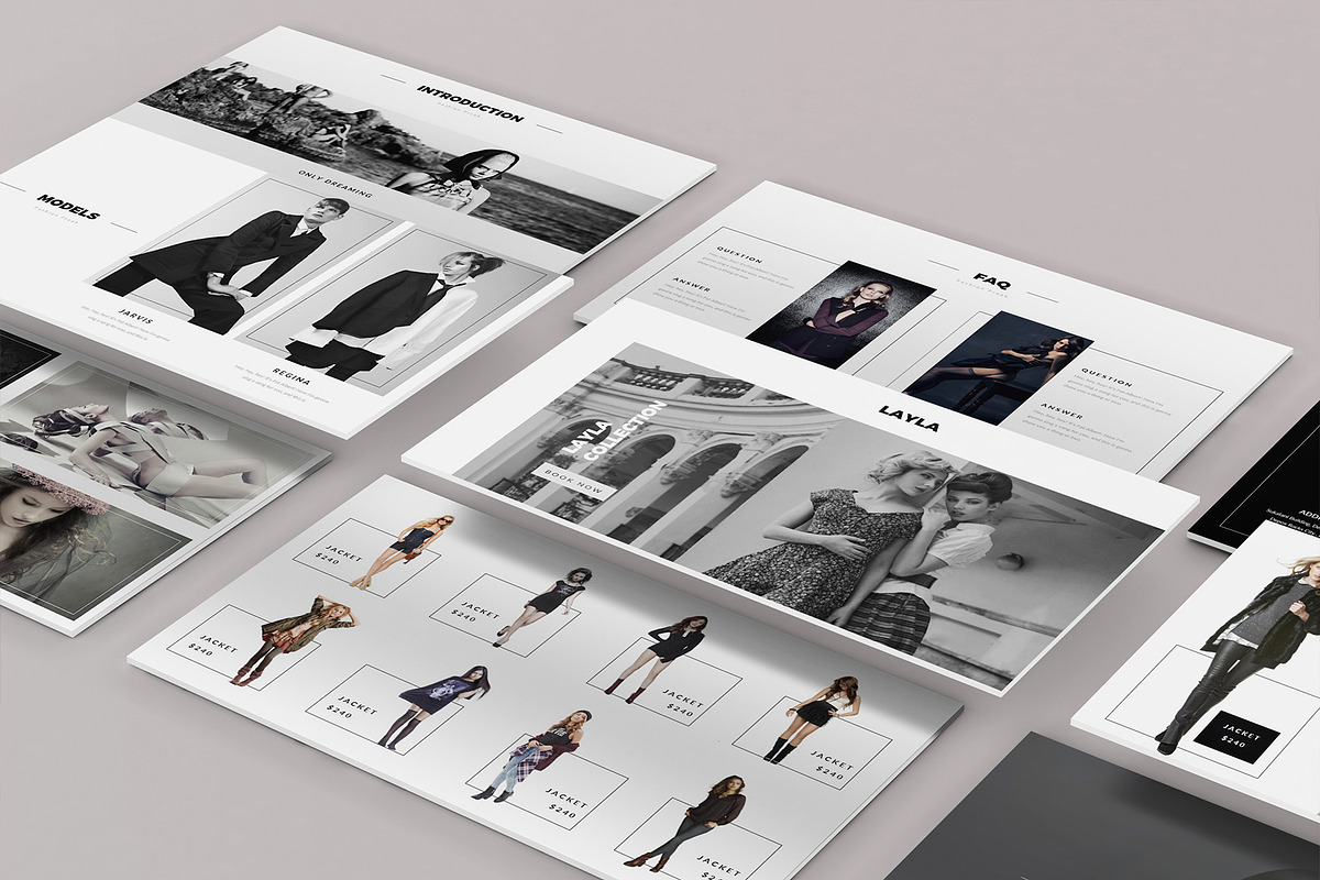 Fashion Google Slides Presentation, a Presentation Template by Incools ...