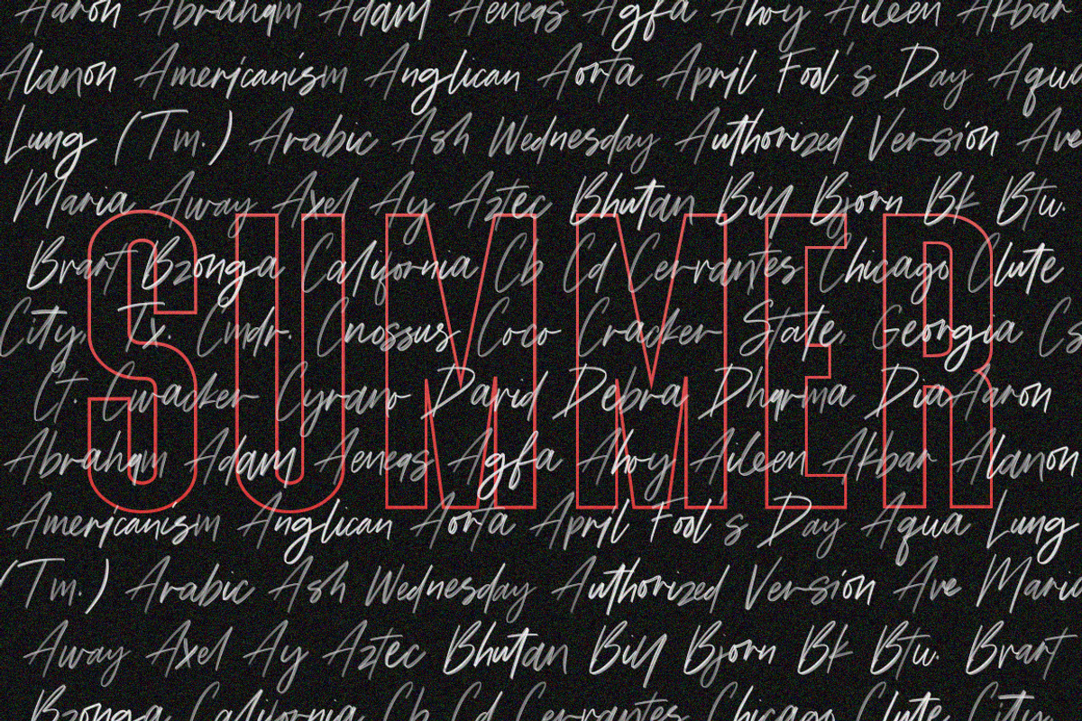 Triester SVG Brush Font Free Sans, a Script Font by Maulana Creative (Photo 2 of 11)