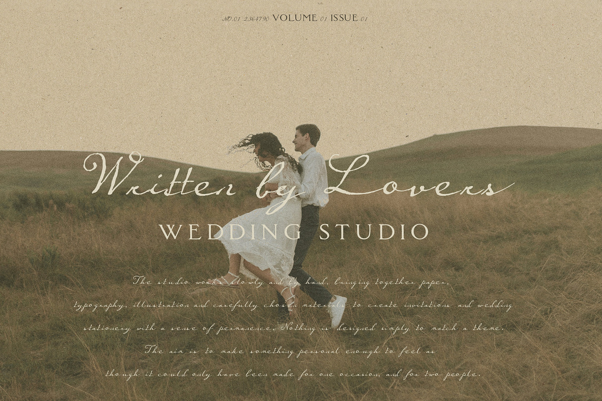 Calligraphy Ink Script Vintage Serif, a Handwritten Font by Laras Wonderland (Photo 3 of 14)