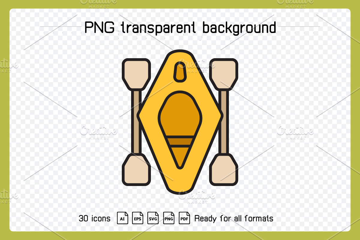 Camping and Hiking Icons Set Vector, an Icon by Designfour (Photo 4 of 4)