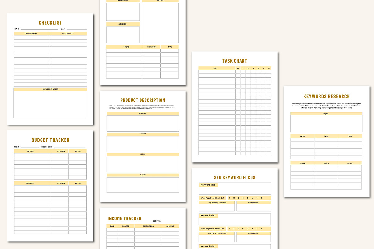 26–27 Marketing Strategies Playbook, a Stationery Template by Designmela01 (Photo 9 of 10)