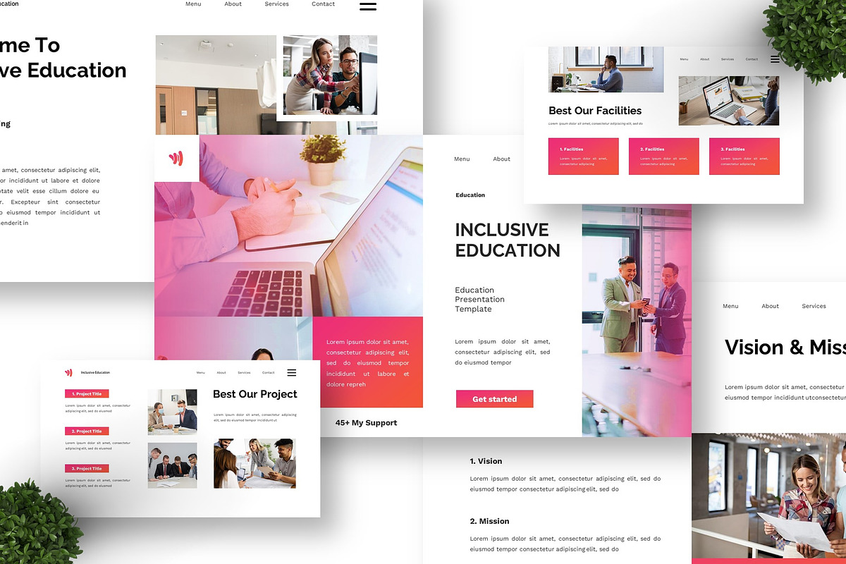 Inclusive Education - Education PPT, a Presentation Template by Deepslide Studio (Photo 2 of 6)