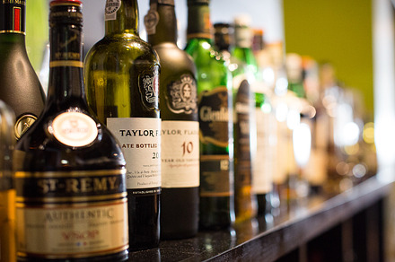 Bottles stock photograph