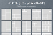 16x20 PSD Collage Template Bundle, a Templates & Theme by Paperweight Memories (Thumbnail 2 of 4)
