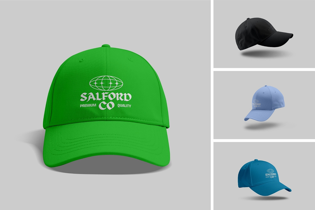 Realistic Baseball Cap Mockup PSD, a Hat Mockup by MA-KING_ART (Photo 1 of 5)