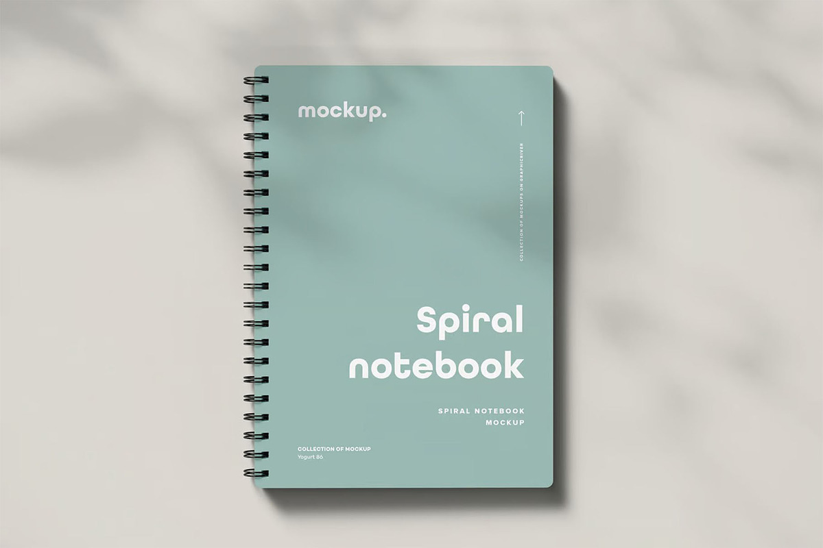 Spiral Notebook Mock-up, a Product Mockup by zippypixelstudio (Photo 5 of 15)