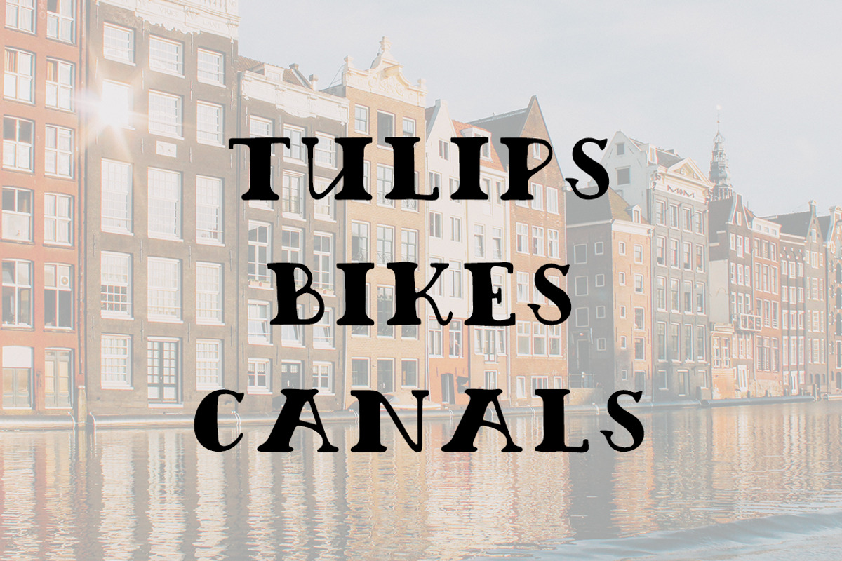 Amsterdam: A Hand-Lettered Font preview 3