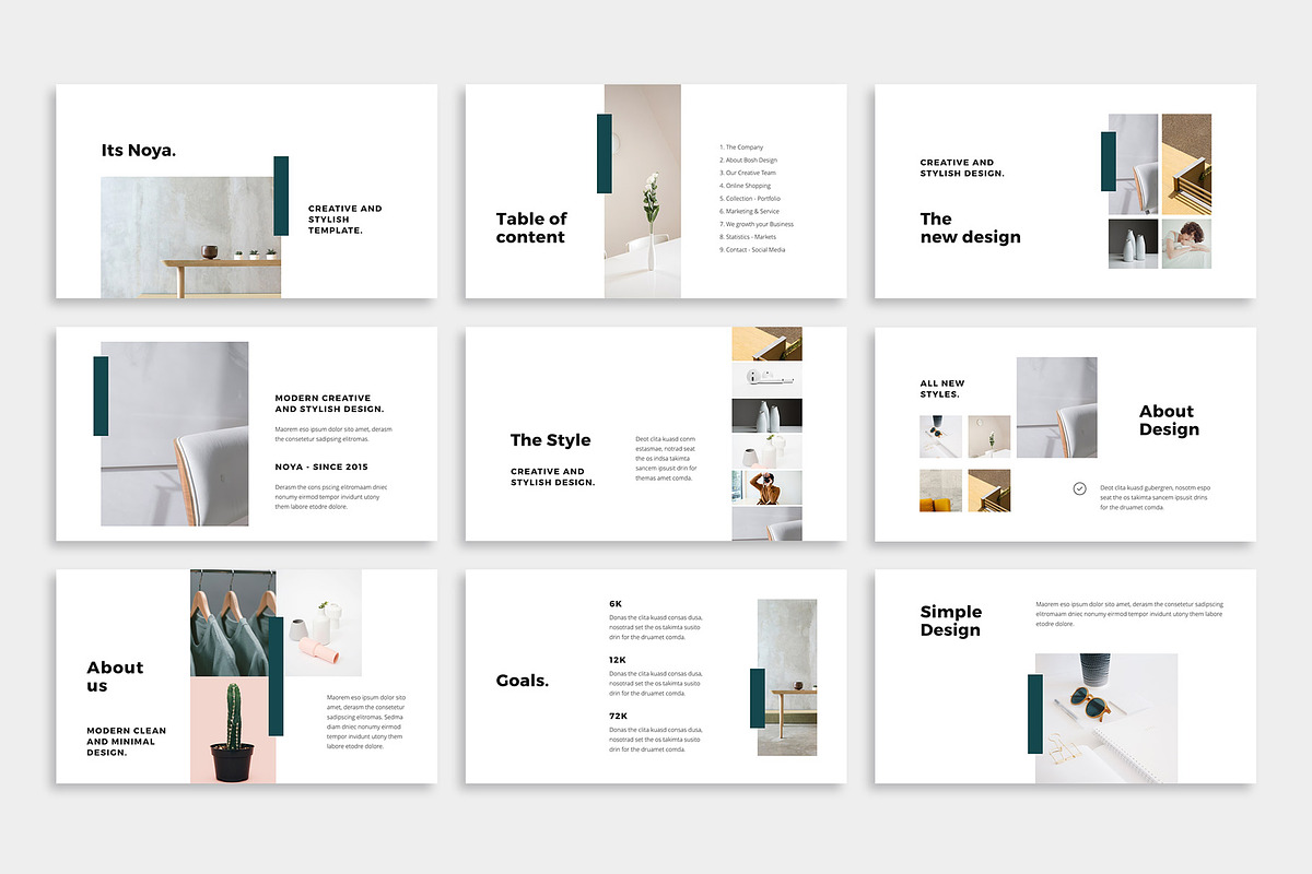 NOYA - Keynote Template, a Presentation Template by PixaSquare