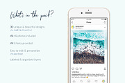 Instagram Posts Oceans | CANVA, a Social Media Template by Poego Social (Thumbnail 2 of 8)