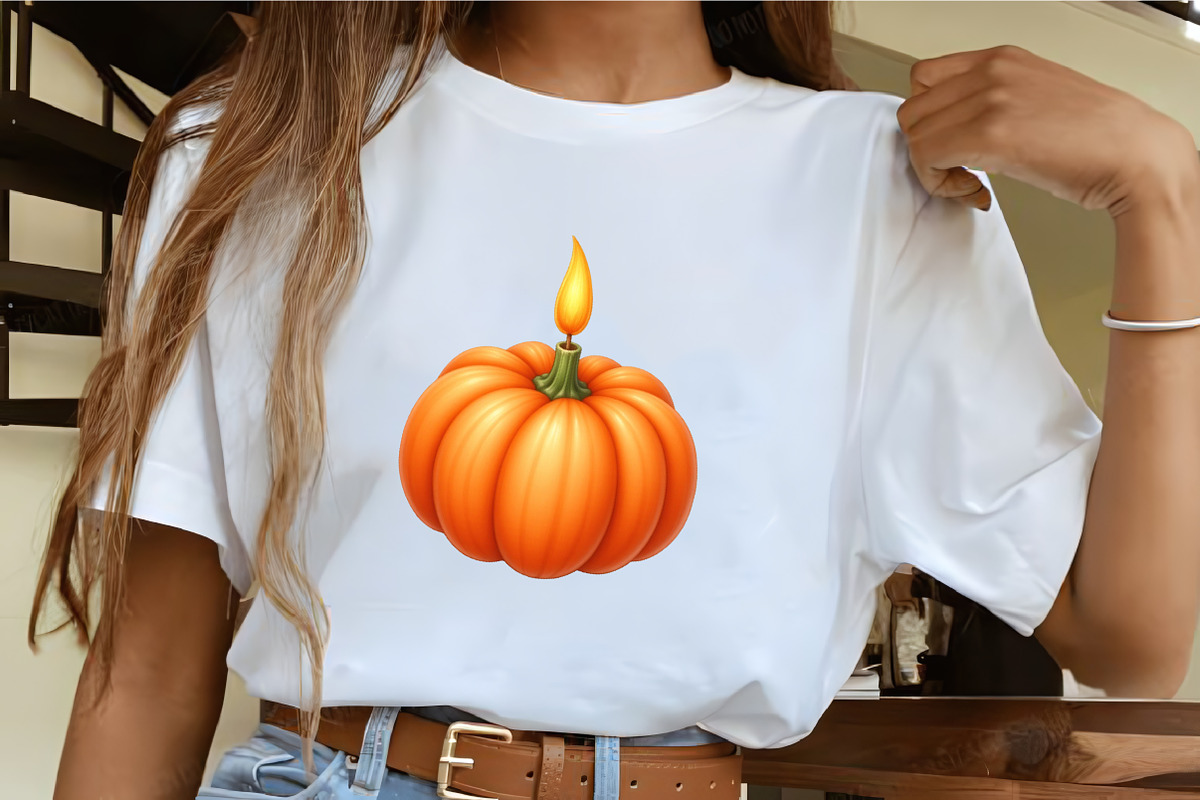 Pumpkin with Candle Clipart, an Illustration by CrexoraLab (Photo 3 of 5)