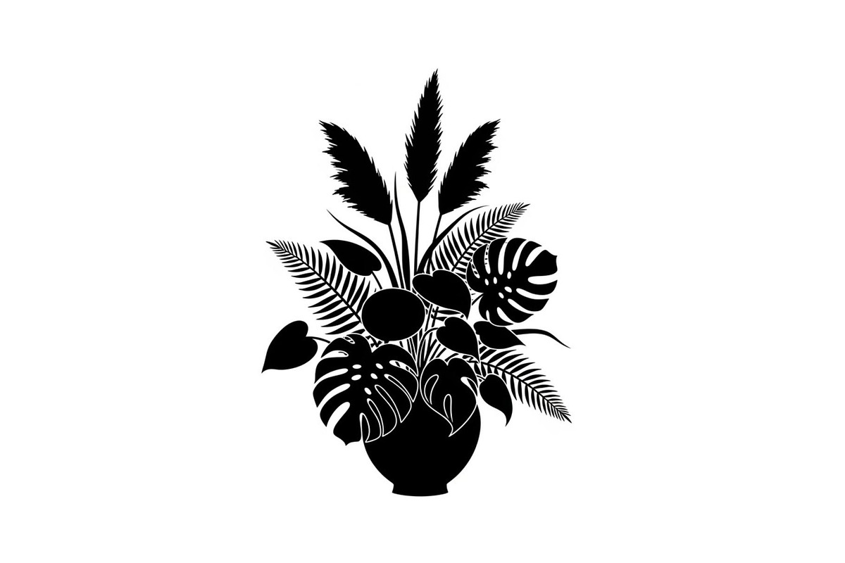 50 Botanical Garden Silhouette bundl, an Illustration by Designs_River (Photo 24 of 51)