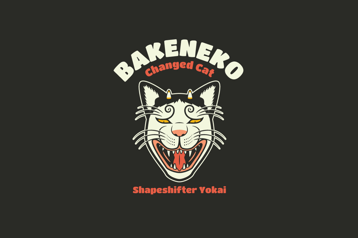 Bakeneko Logo Template, a Branding & Logo Template by Kreasi Malam (Photo 2 of 4)