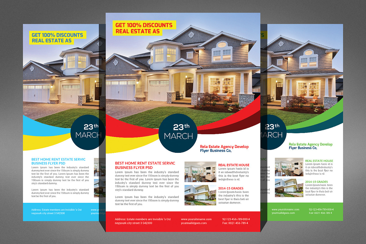 Smart Business Flyer Bundle Template, a Flyer Template by Graphic Templates (Photo 3 of 6)