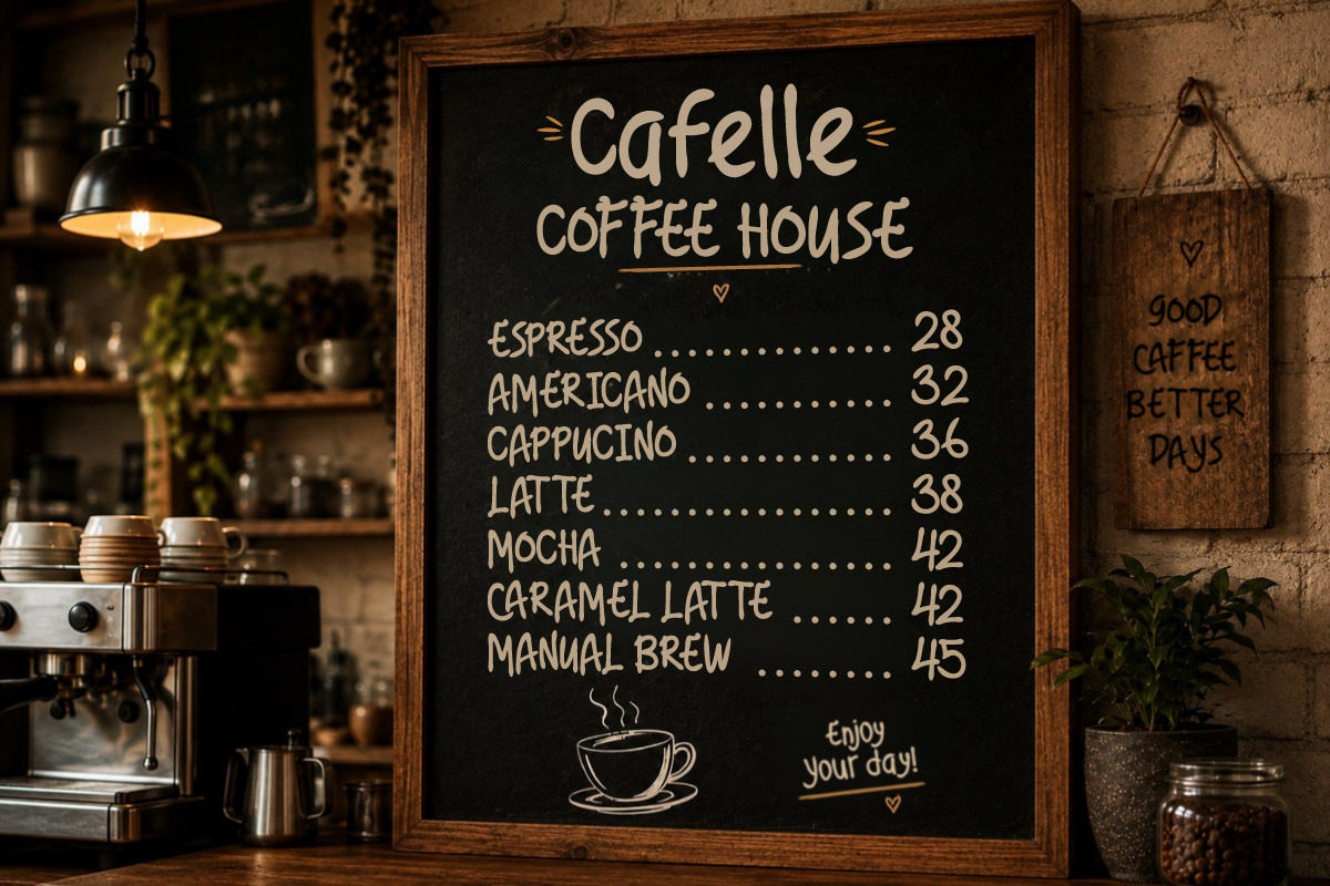 Laras Faleko - Brush Coffee Display, a Handwritten Font by trabaskriya (Photo 5 of 10)