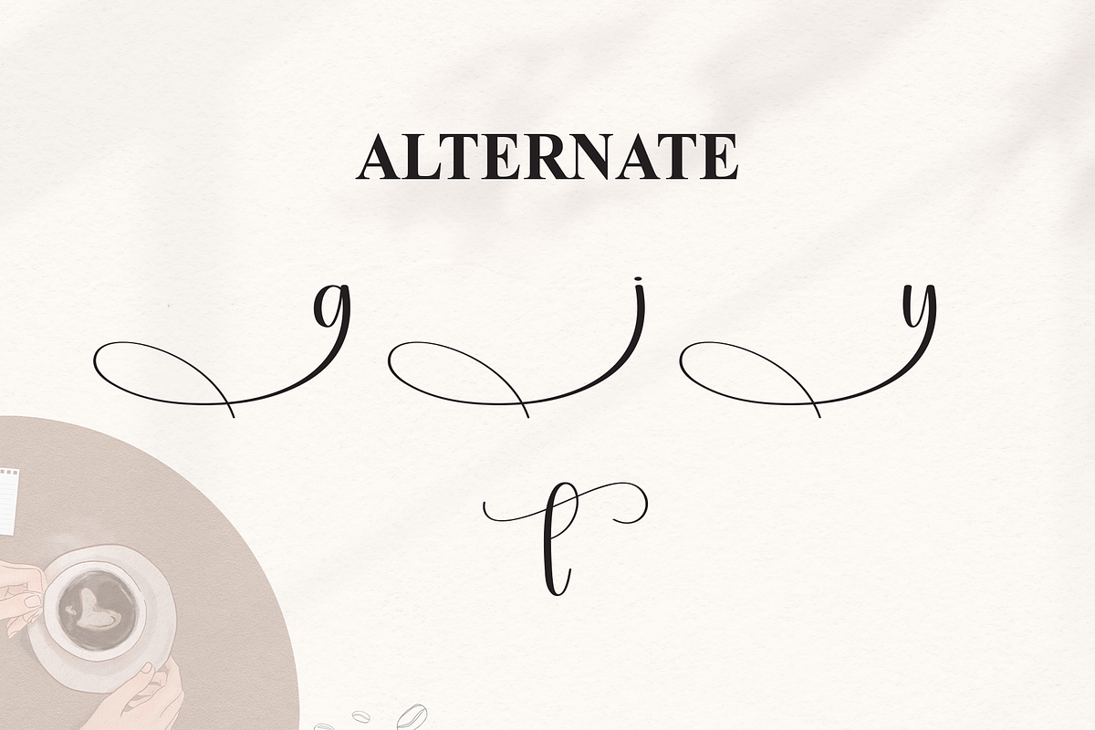 Yesterday | Script Font, a Handwritten Font by Scratchones (Photo 8 of 9)