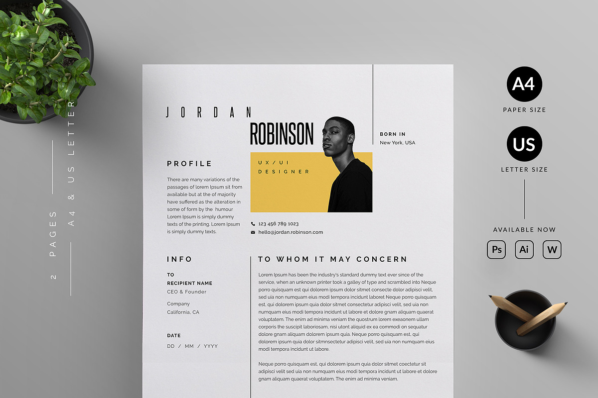 Resume/CV, a Resume Template by Reuix Studio (Photo 3 of 5)