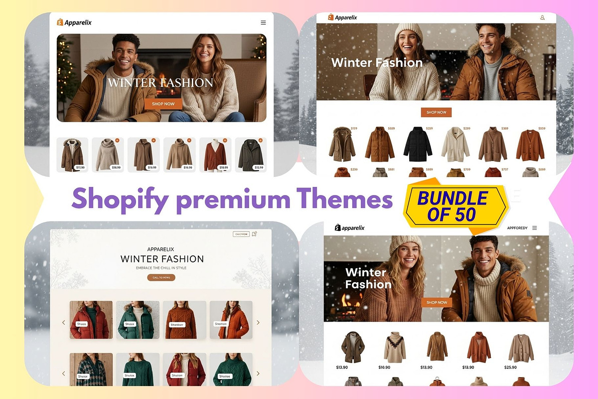 50 Modern E‑Commerce SHOPIFY THEMES, a Shopify Template by Aban's World (Photo 21 of 60)