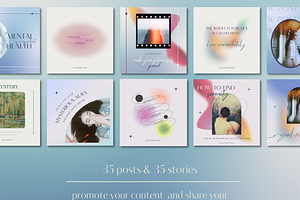 Aura Instagram Canva Template