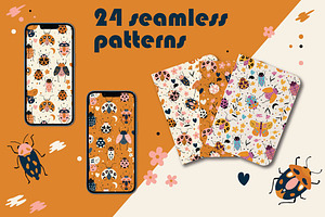 Doodle Bugs - 24 Patterns