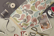 Paisley Patterns Collection, a Pattern Graphic by ilonitta (Thumbnail 2 of 12)