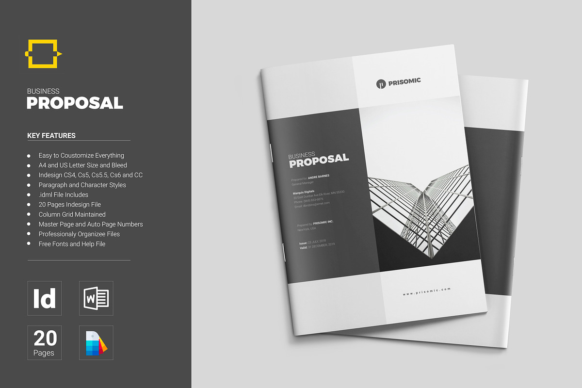 Proposal, a Brochure Template by DesignJanala (Photo 1 of 10)