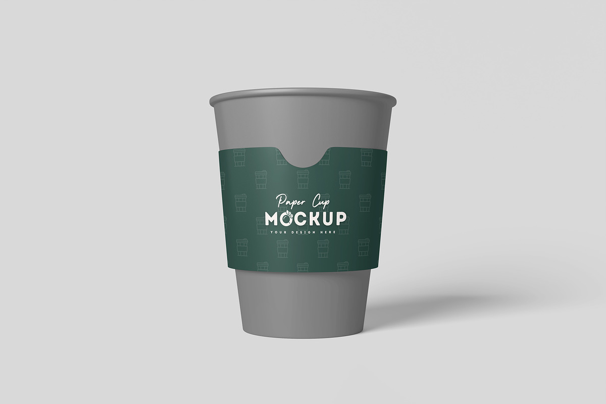 Paper Cup Mockup, a Cups & Container Mockup by Hazzpro_Std (Photo 2 of 5)