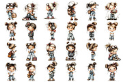 Denim Girl Clipart, an Illustration by Daily.Designs (Thumbnail 4 of 5)