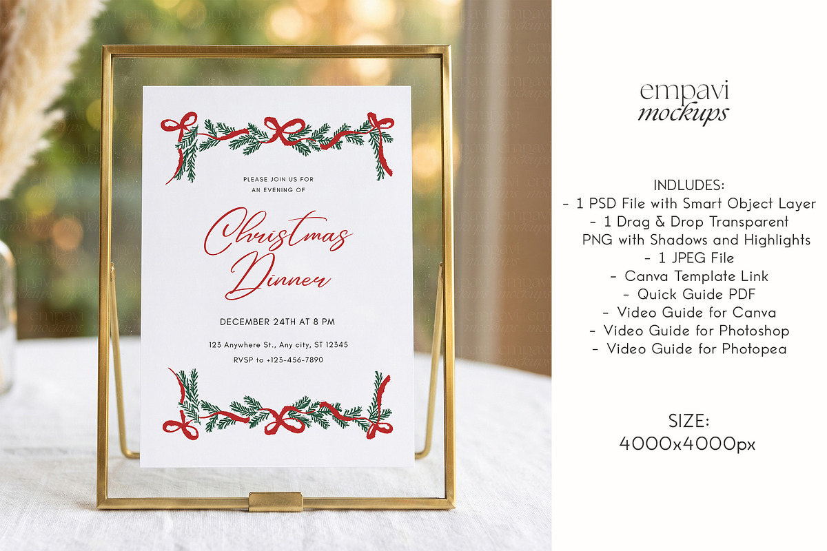 Frame Mockup 5x7, an Advertising Mockup by EmpaviMockups (Photo 5 of 6)