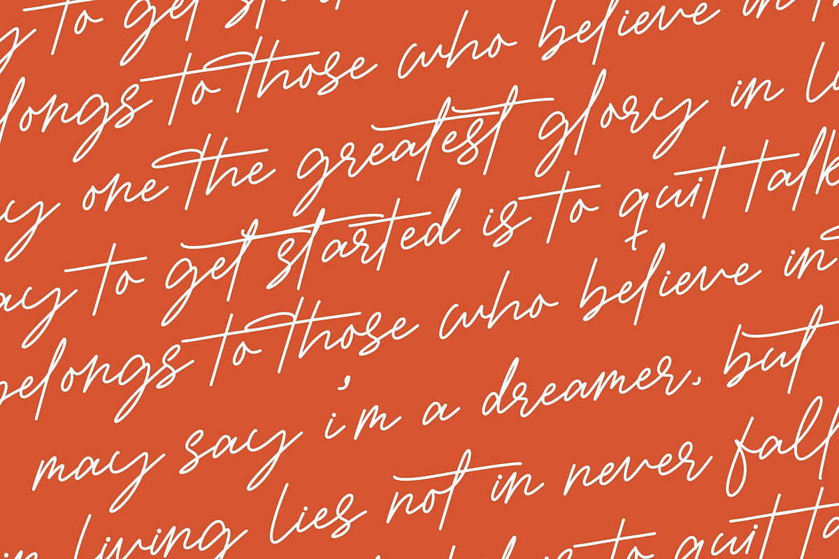 Victoria Montera Monoline Signature, a Script Font by stylishtype.co (Photo 14 of 20)