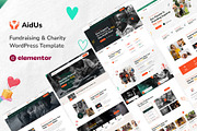 AidUs - Charity WordPress Theme, a WordPress Template by NaimaAnjum (Thumbnail 1 of 5)
