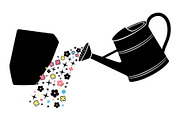 Watering Can Silhouette Bundle, an Illustration by Gaye Art (Thumbnail 17 of 31)