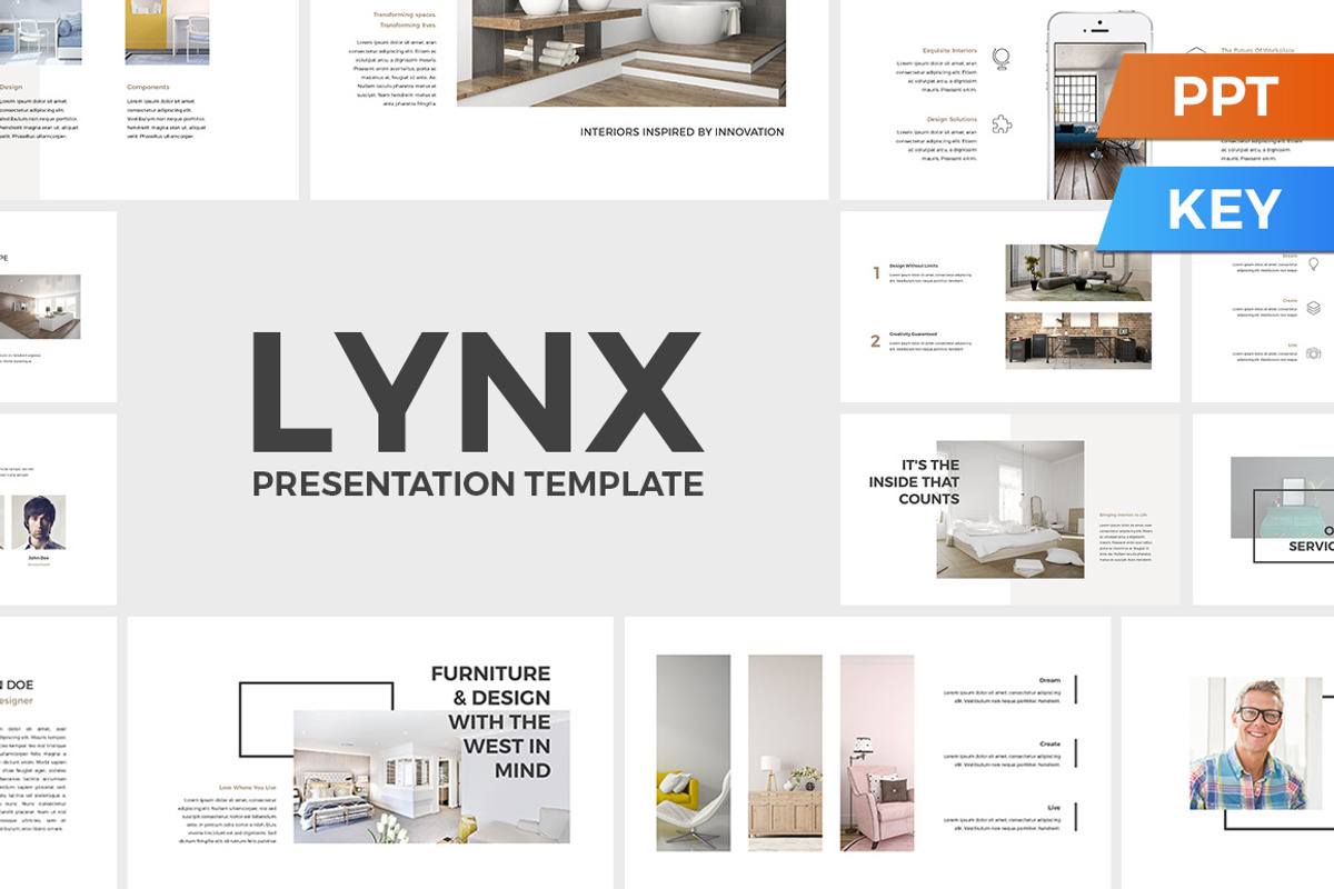 Lynx Complete Pack, a Brochure Template by SlideStation (Photo 2 of 12)