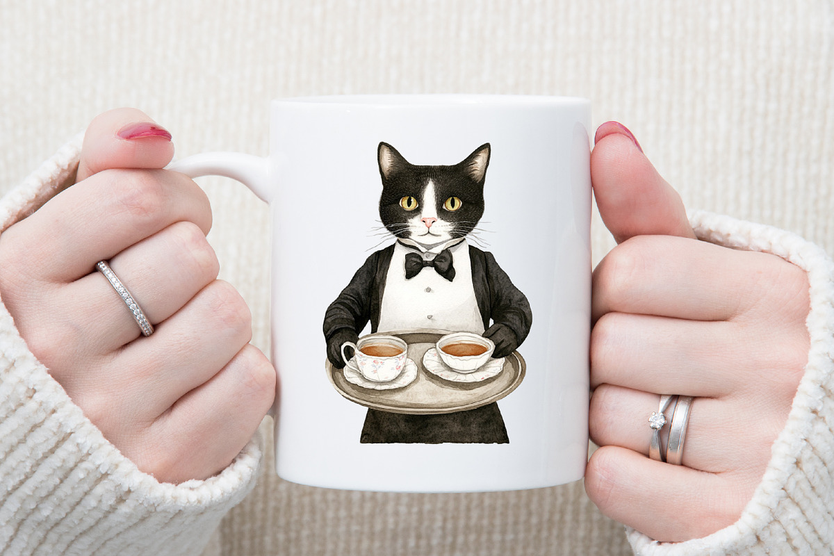 Whimsical Cat and Dog PNG Clipart, an Illustration by Sublimation Artist (Photo 5 of 6)