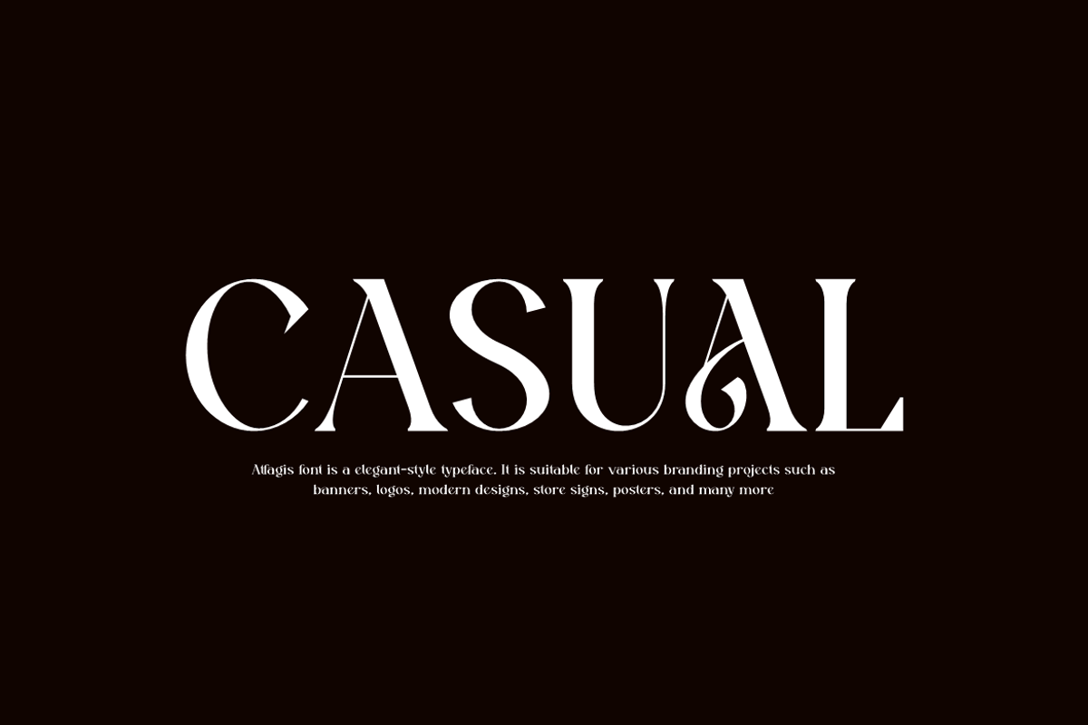 Atfagis - Modern Serif Font, a Serif Font by QR Design Studio (Photo 4 of 14)