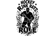 Skating Hockey SVG Shirt Pack, an Object Graphic by jahid234 (Thumbnail 3 of 10)