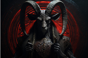 Baphomet. Generate Ai