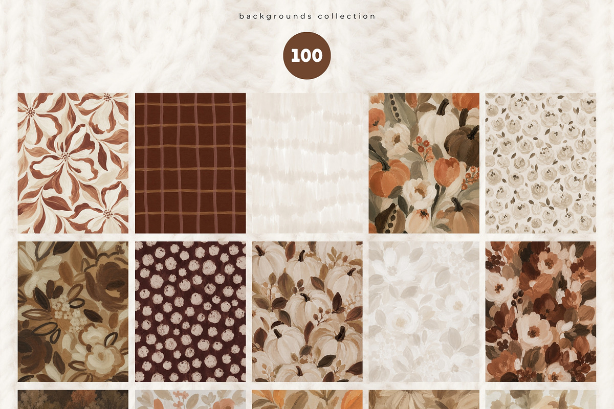 100 Autumn Backgrounds, a Background Graphic by PeDe Designs (Photo 12 of 14)