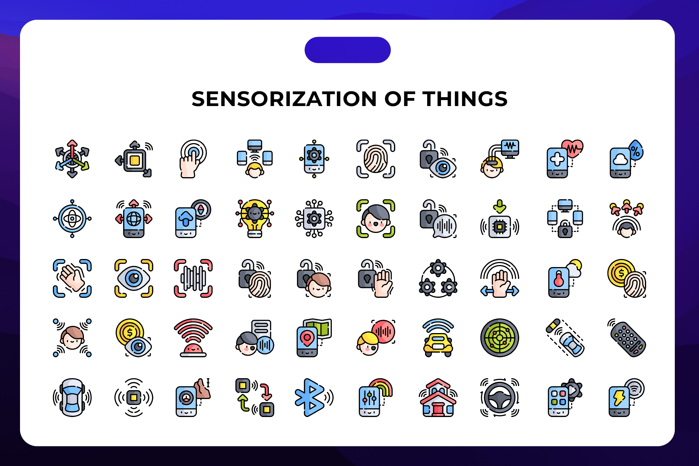 Sensorization of Things Icon Pack, an Icon by Wencory