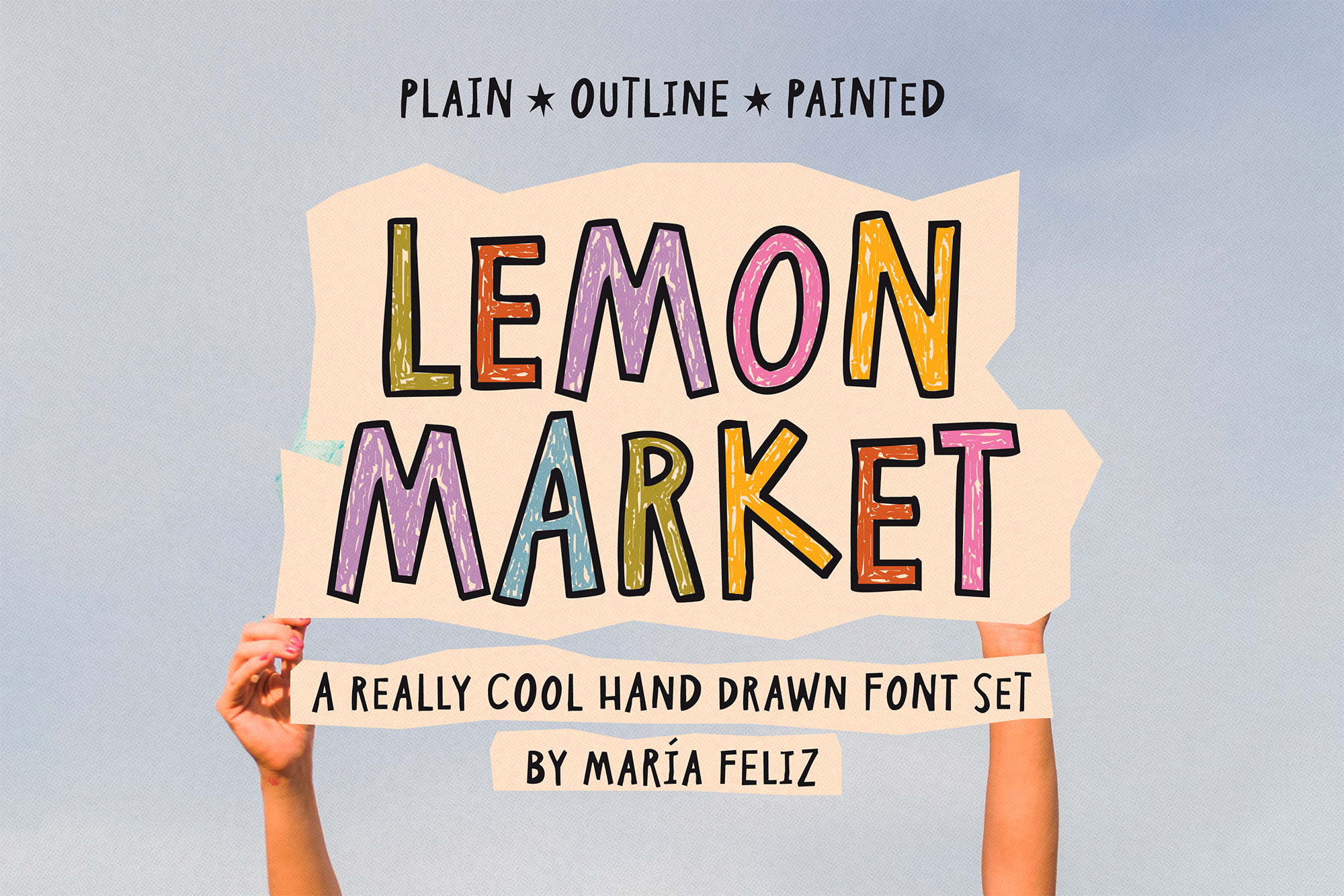 Lemon Market | Playful Font by Maria Feliz Fonts | Creative Market