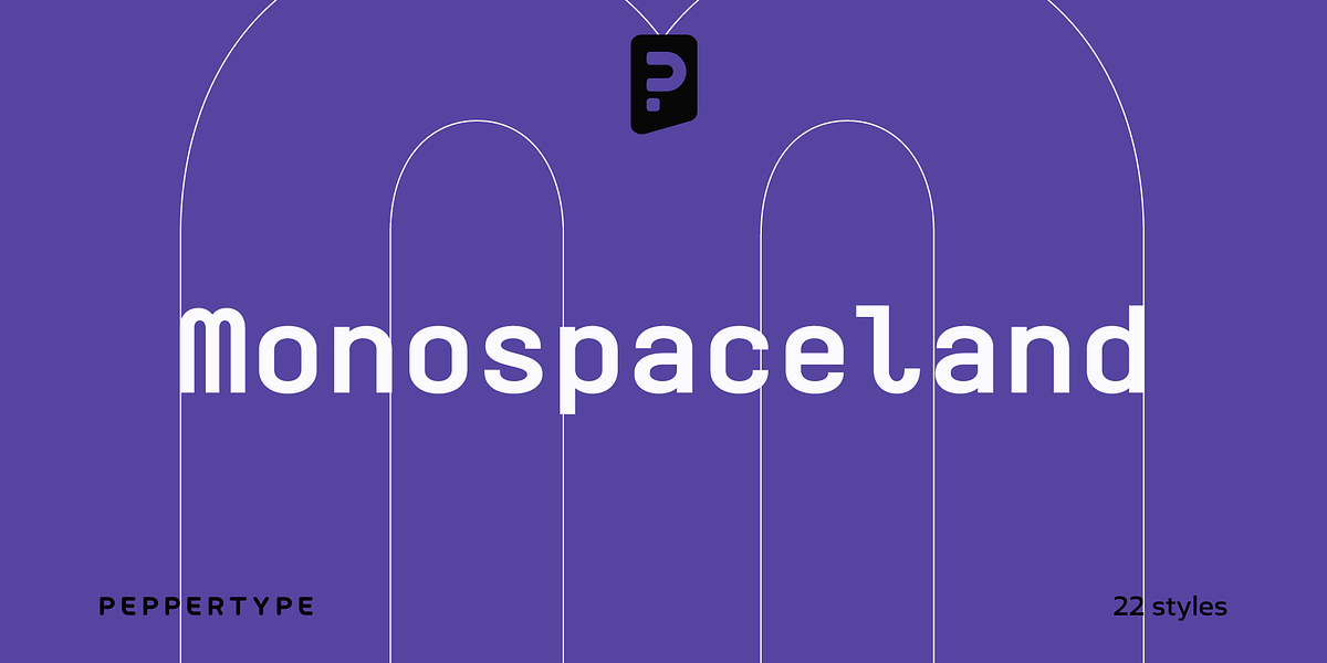 Monospaceland, a Sans Serif Font by Pepper Type (Photo 1 of 10)
