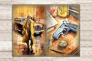 Detective Junk Journal Paper, a Person Illustration by GlamArtZhanna (Thumbnail 8 of 9)