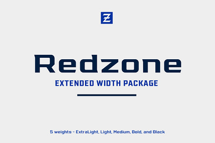 Redzone Display – Extended, a Font by VarsityType®