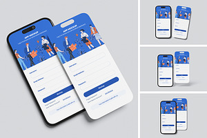 High Quality App Mockup, an iPhone Mockup by swsi-studio