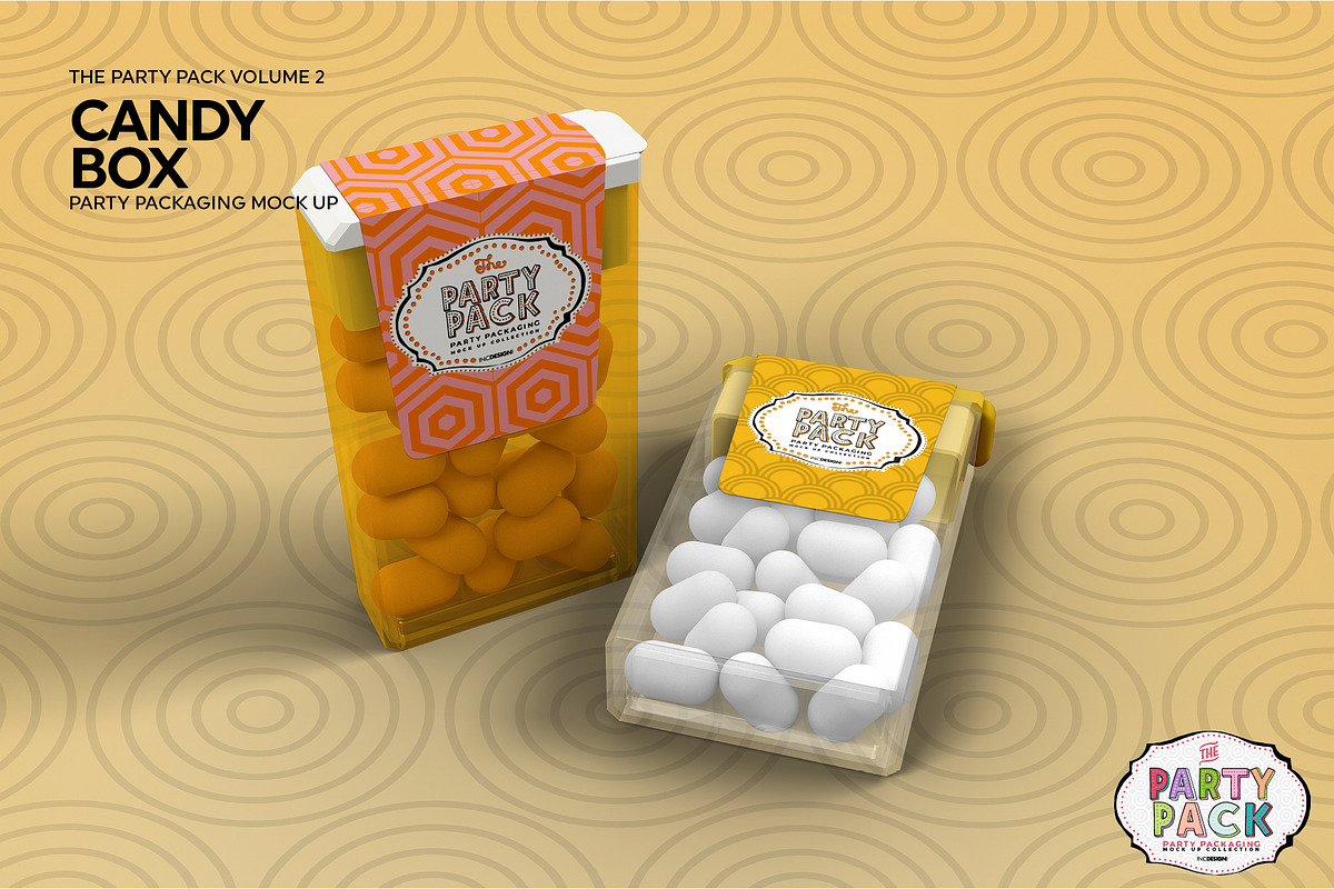 Candy Container Packaging Mockup, a Cups & Container Mockup by INCDesign (Photo 5 of 6)