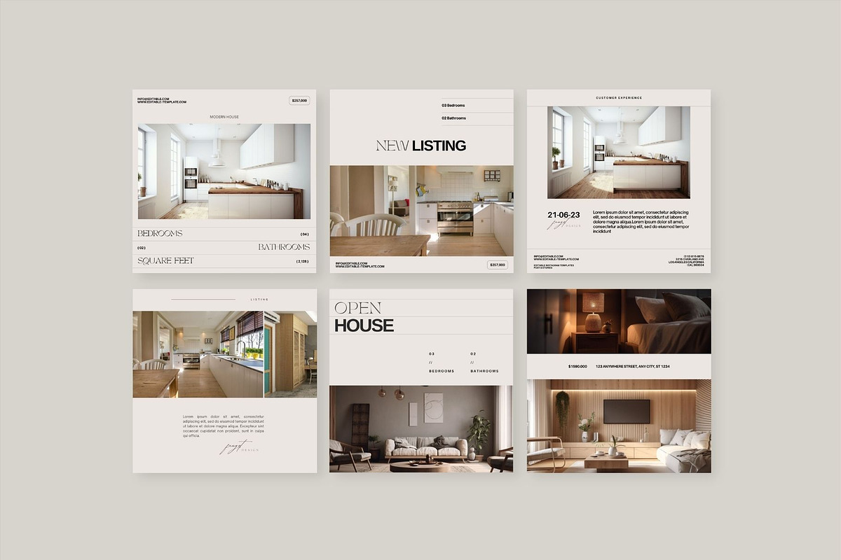 Real Estate Instagram Post + Story, a Social Media Template by Prapti Design (Photo 10 of 12)