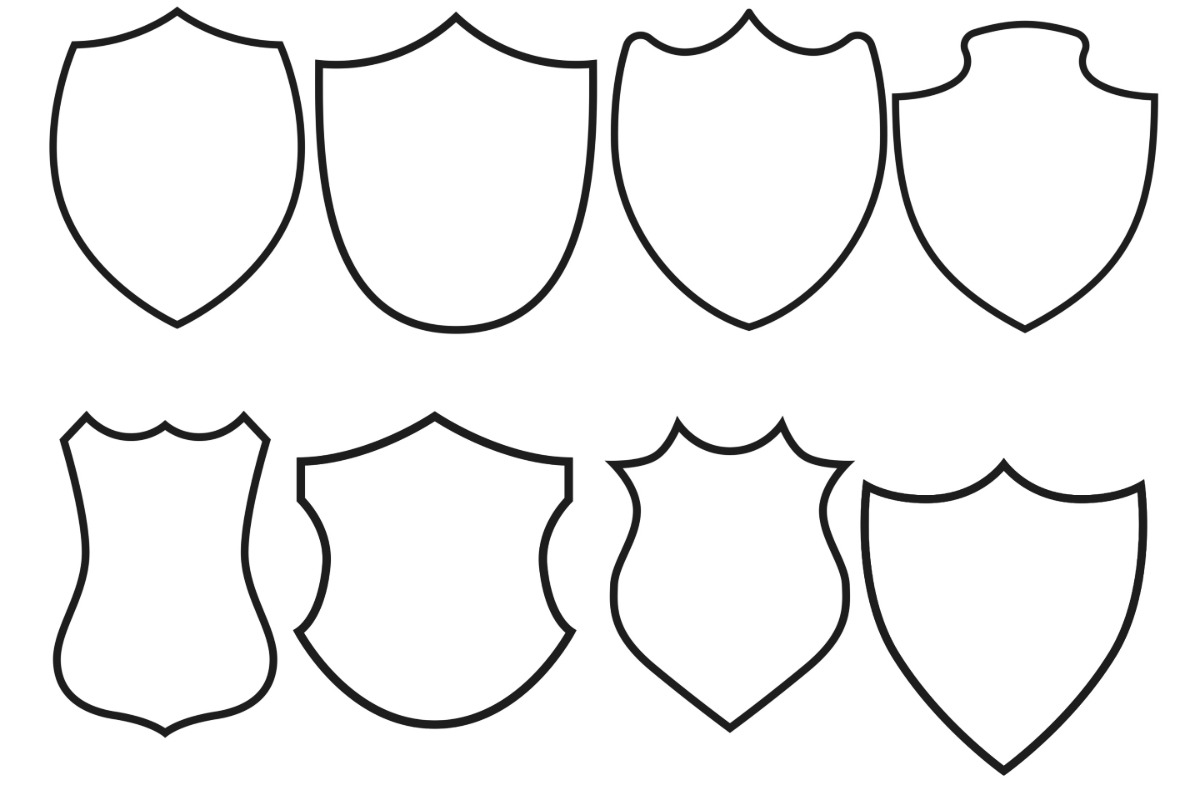 Shields Set 2 Procreate Brush Stamps, a Brush Add-On by Disasterology Ink (Photo 8 of 10)