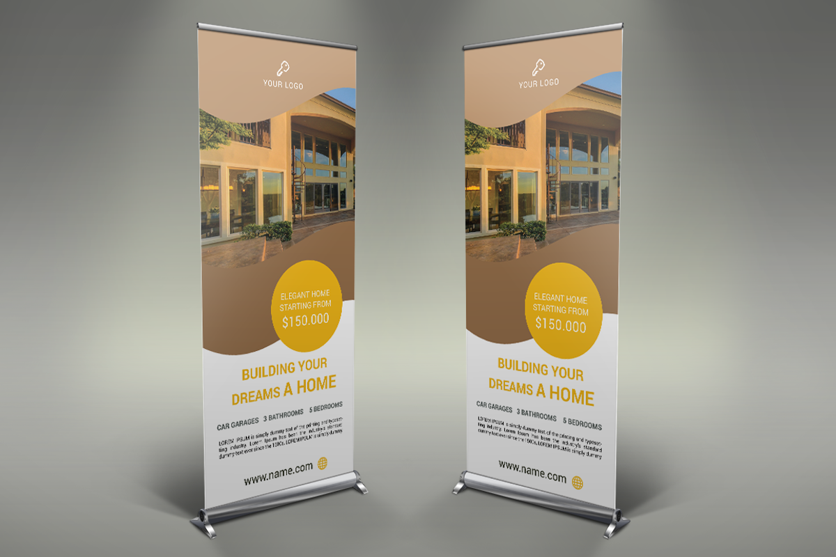 6 Real Estae Roll Up Banners SK, a Presentation Template by UNIK Agency (Photo 3 of 7)